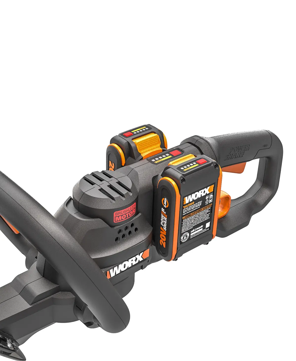 40V 24'' brushless hedge trimmer 6