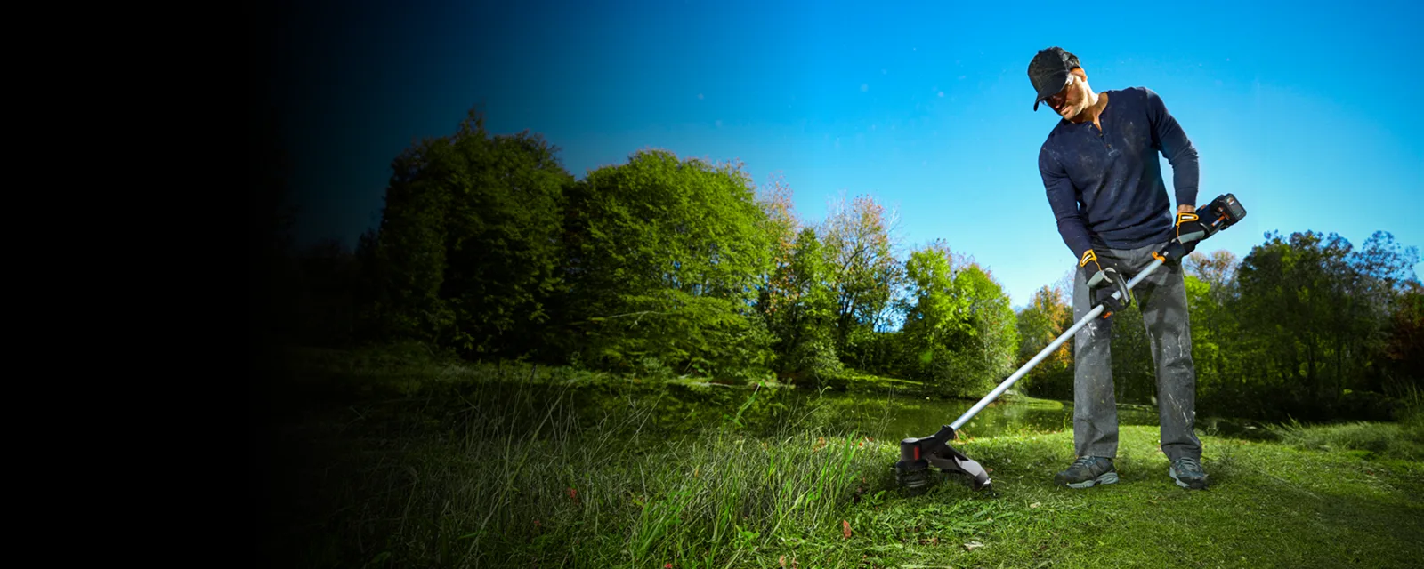 40V 15'' brushless string trimmer feature 1