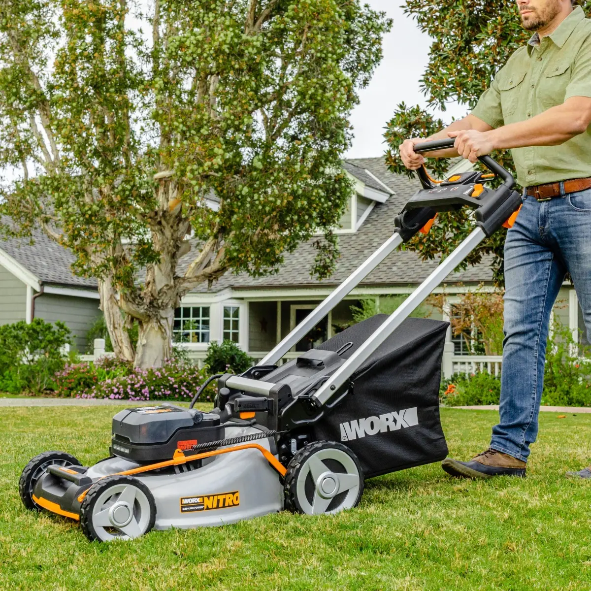 40V 21'' brushless lawn mower 4