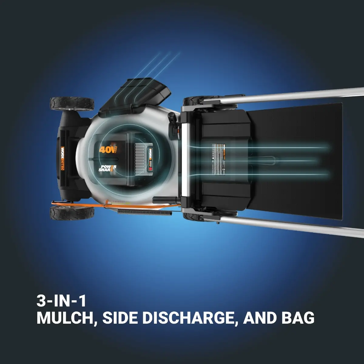 40V 21'' brushless lawn mower 6