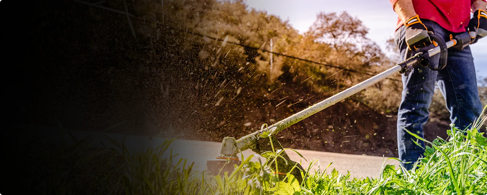 40V 15'' brushless attachable string trimmer feature 1
