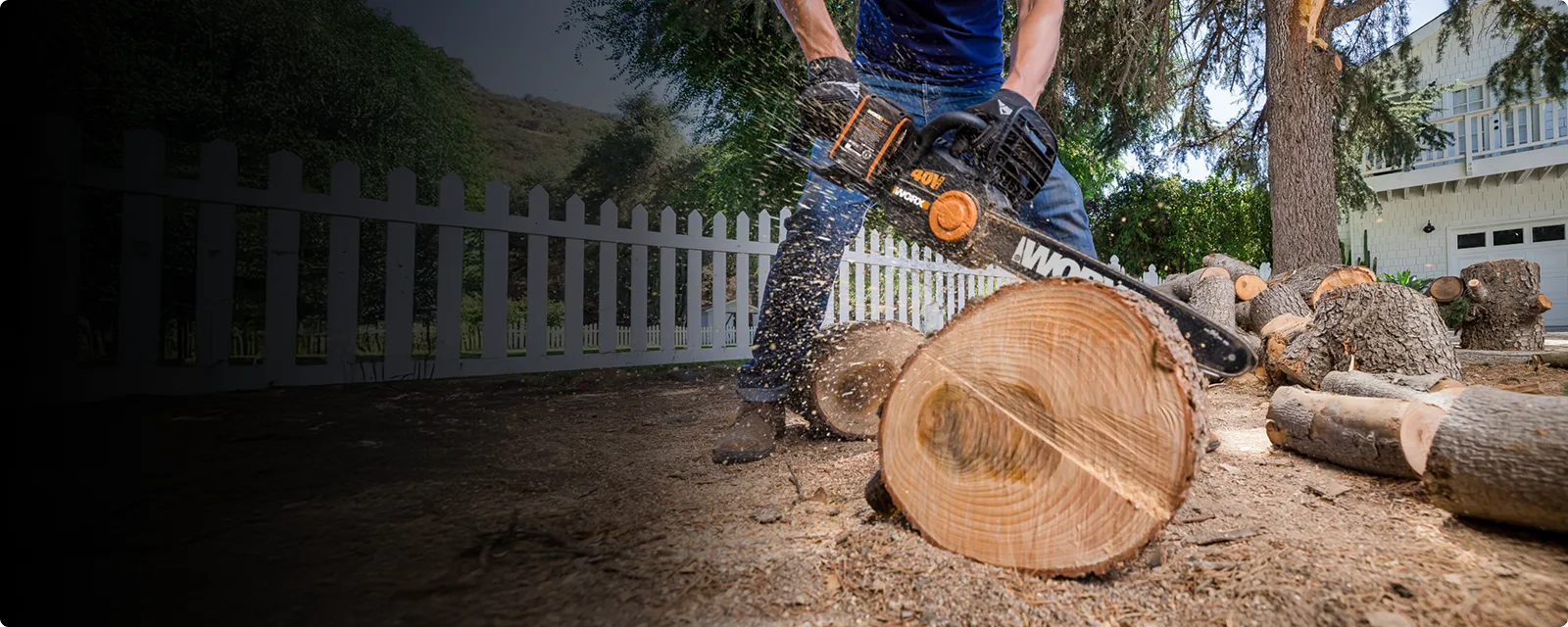 40V 16'' brushless chainsaw feature 1