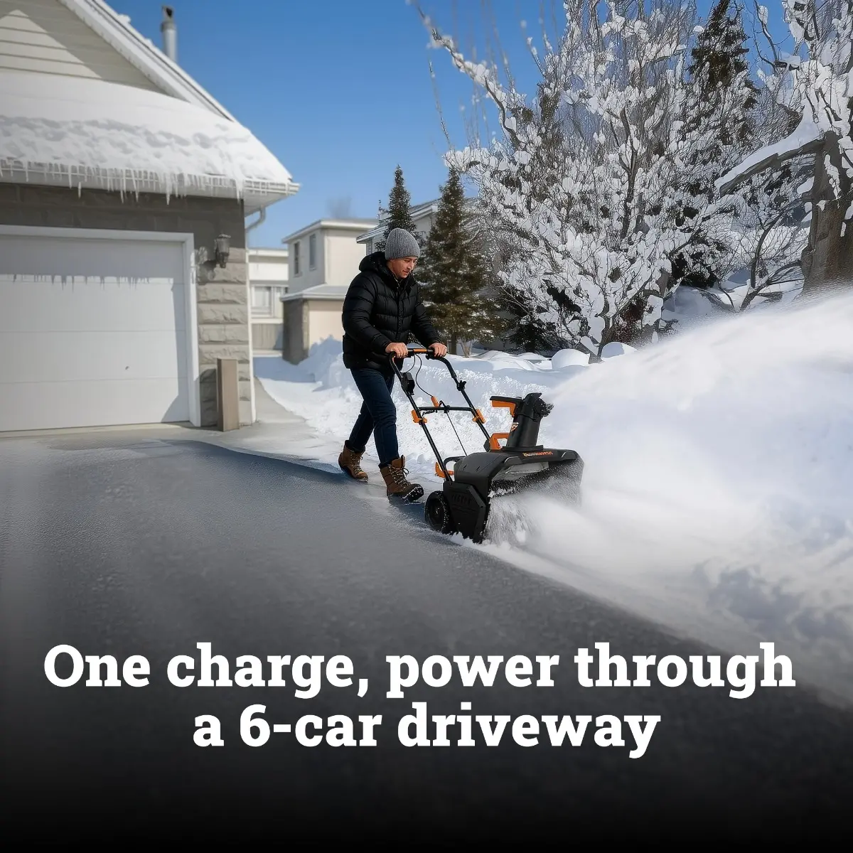 40V 20" Brushless Snow Blower 5