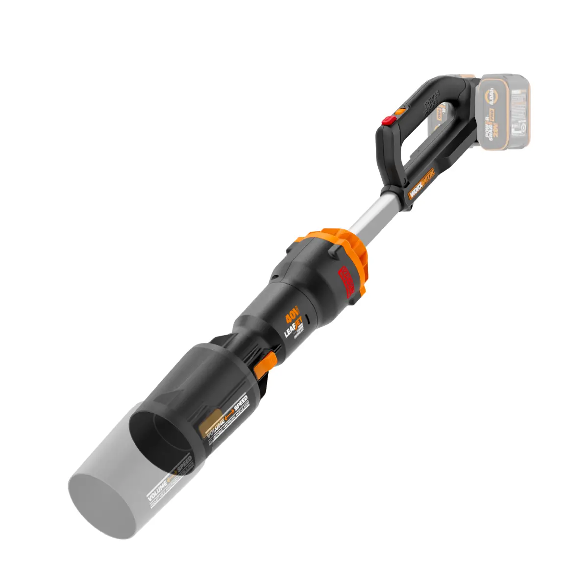 40V 620 CFM 165 MPH brushless leaf blower 3