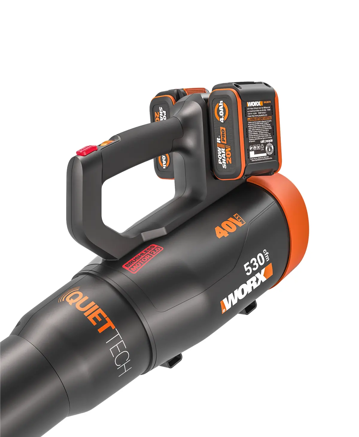 40V 530 CFM 180 MPH brushless blower 5