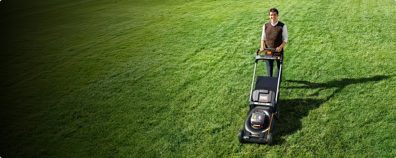 40V 21” brushless self-propelled lawn mower feature 1