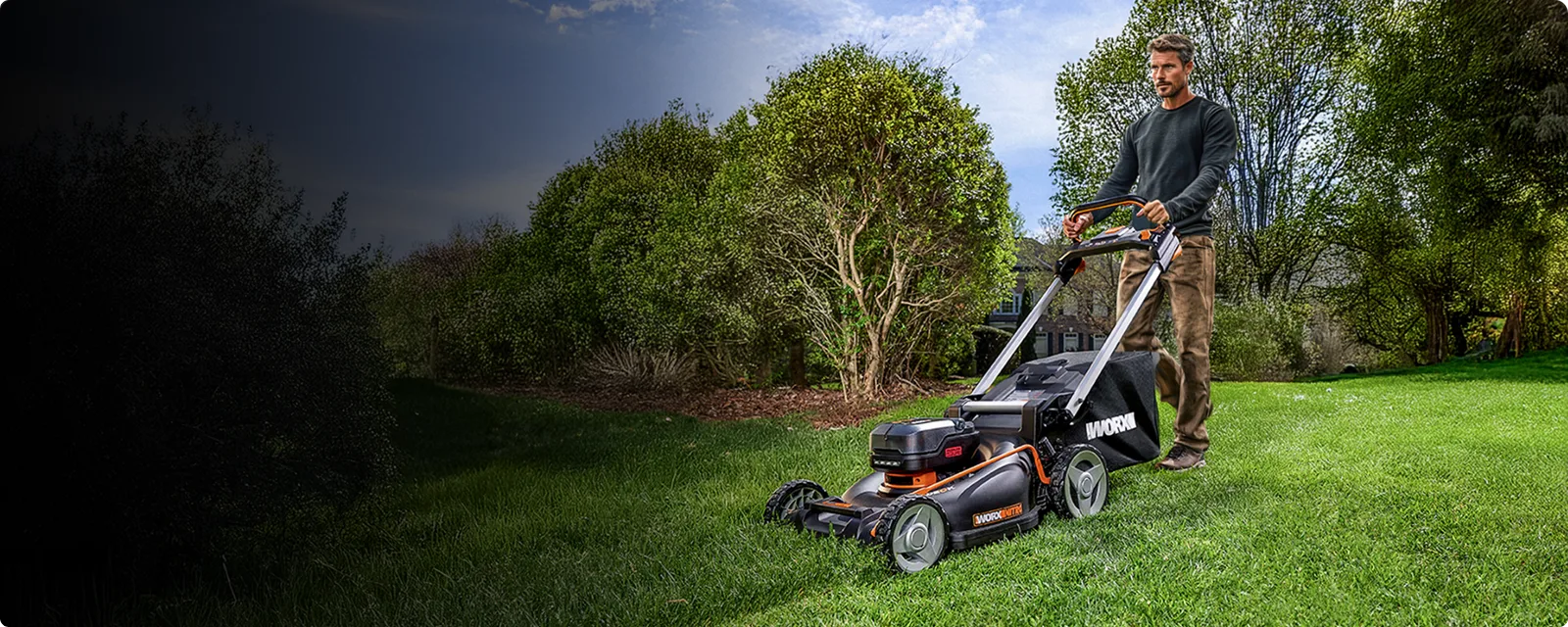 40V 21” brushless self-propelled lawn mower feature 2