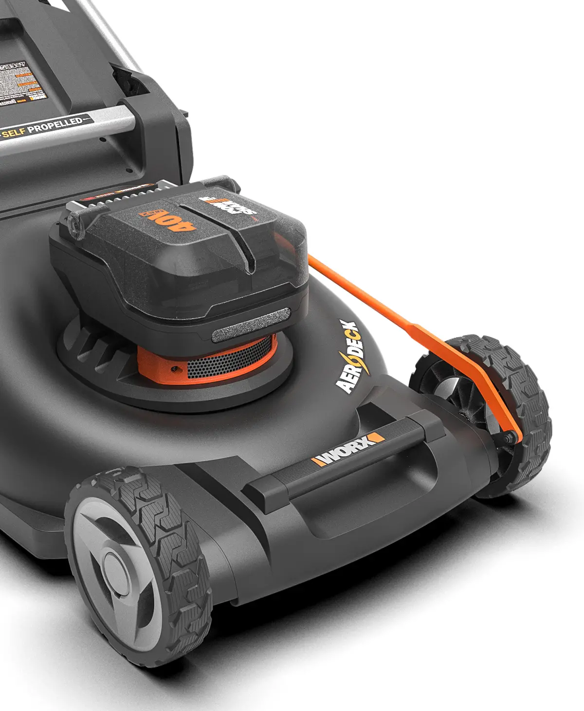 40V 21” brushless self-propelled lawn mower 5