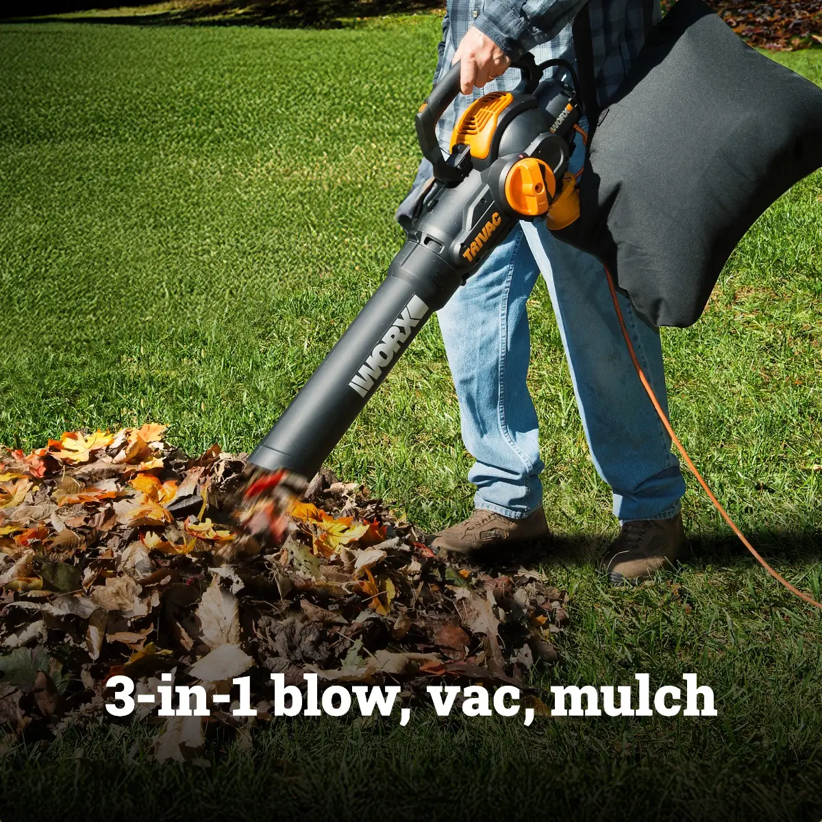 12 Amp 600 CFM 70 MPH leaf blower /mulcher / vacuum 2