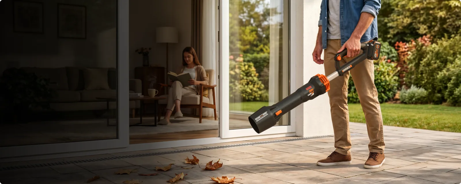 20V LeafJet 620 CFM 125 MPH brushless leaf blower - Tool Only feature 9