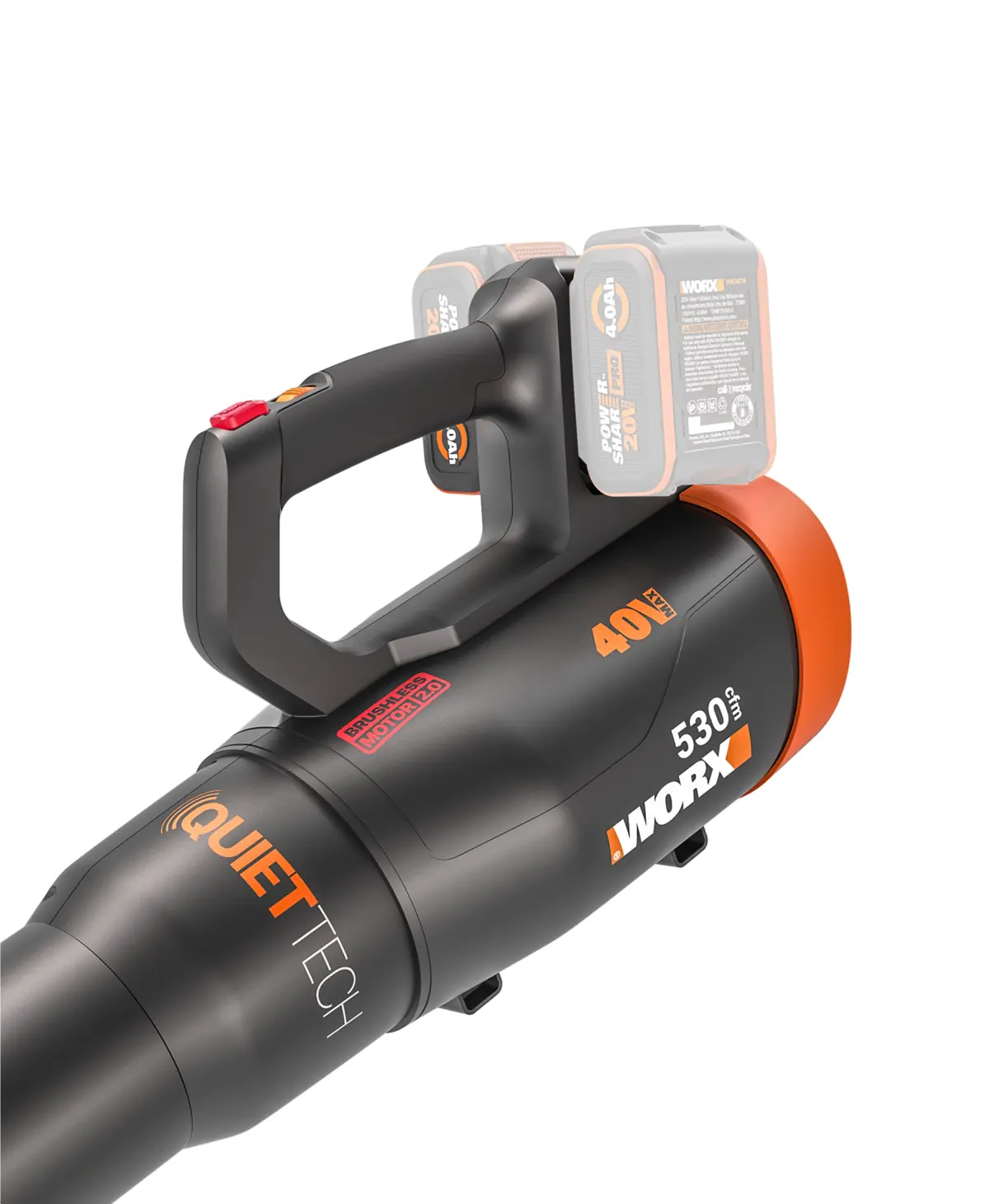40V 530 CFM 180 MPH brushless blower 5