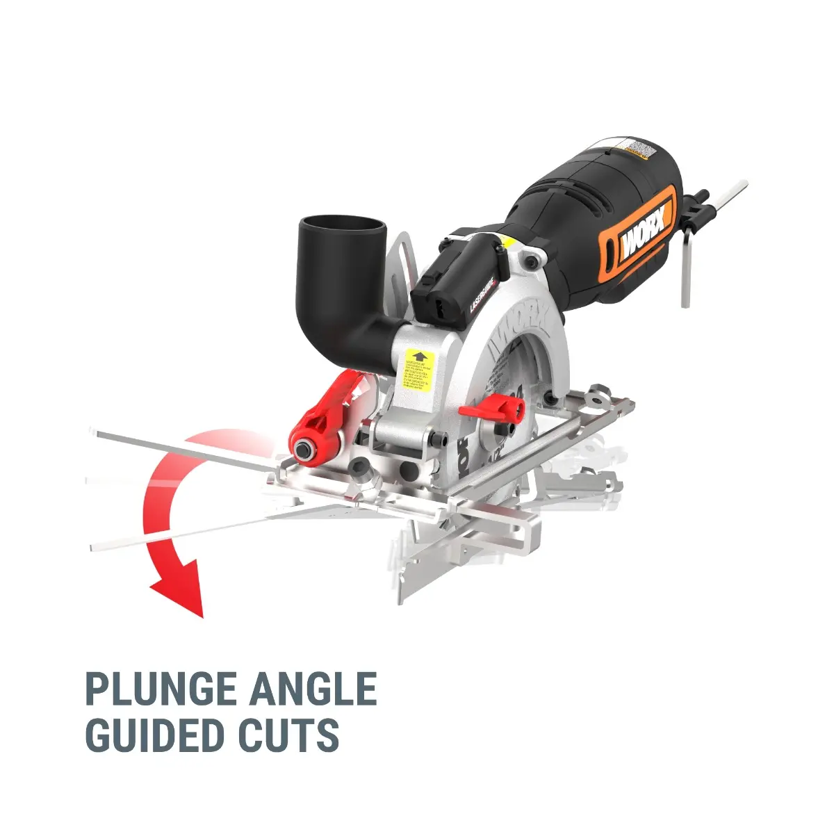 WorxSaw XL 4.5" Compact Electric Circular Saw with 6 Blades (Discontinued) 3