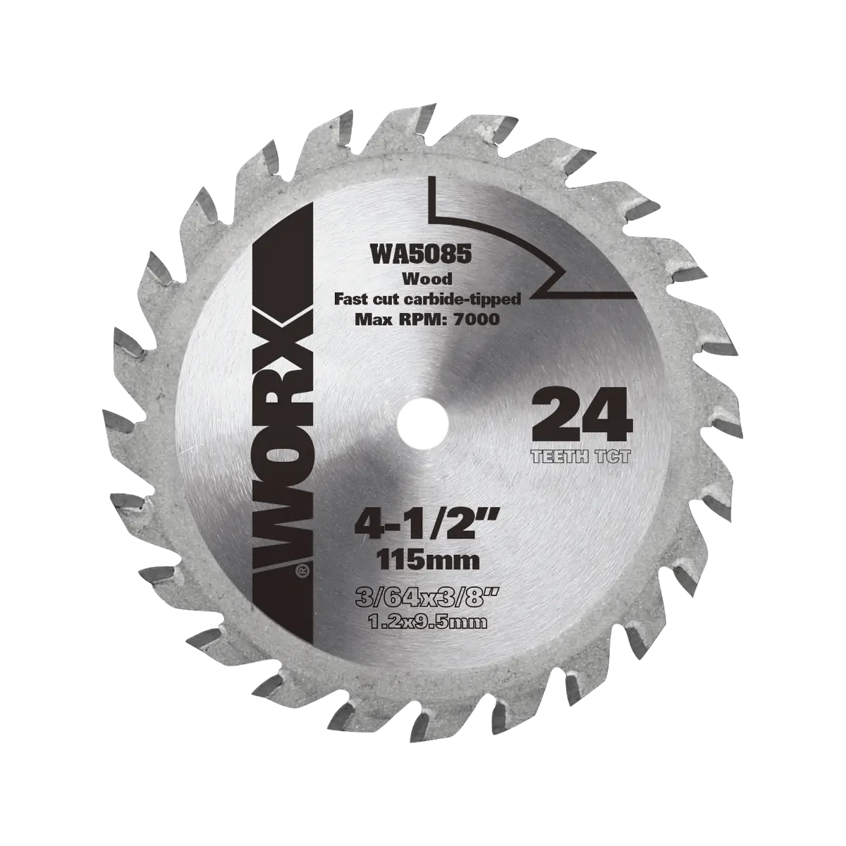 4-1/2" WORXSAW Circular Saw Blade 2