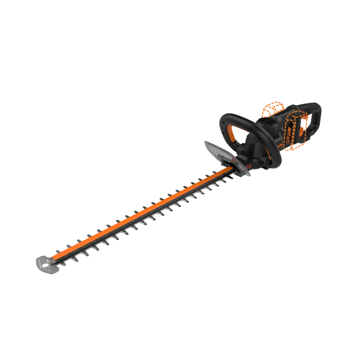 40V 24'' brushless hedge trimmer