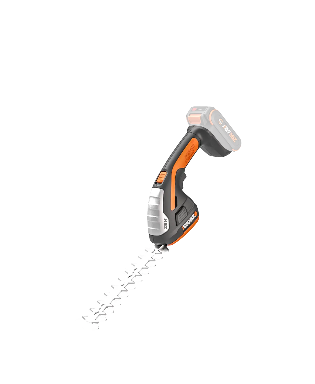 20V 4" shear and 8" shrubber trimmer - Tool Only