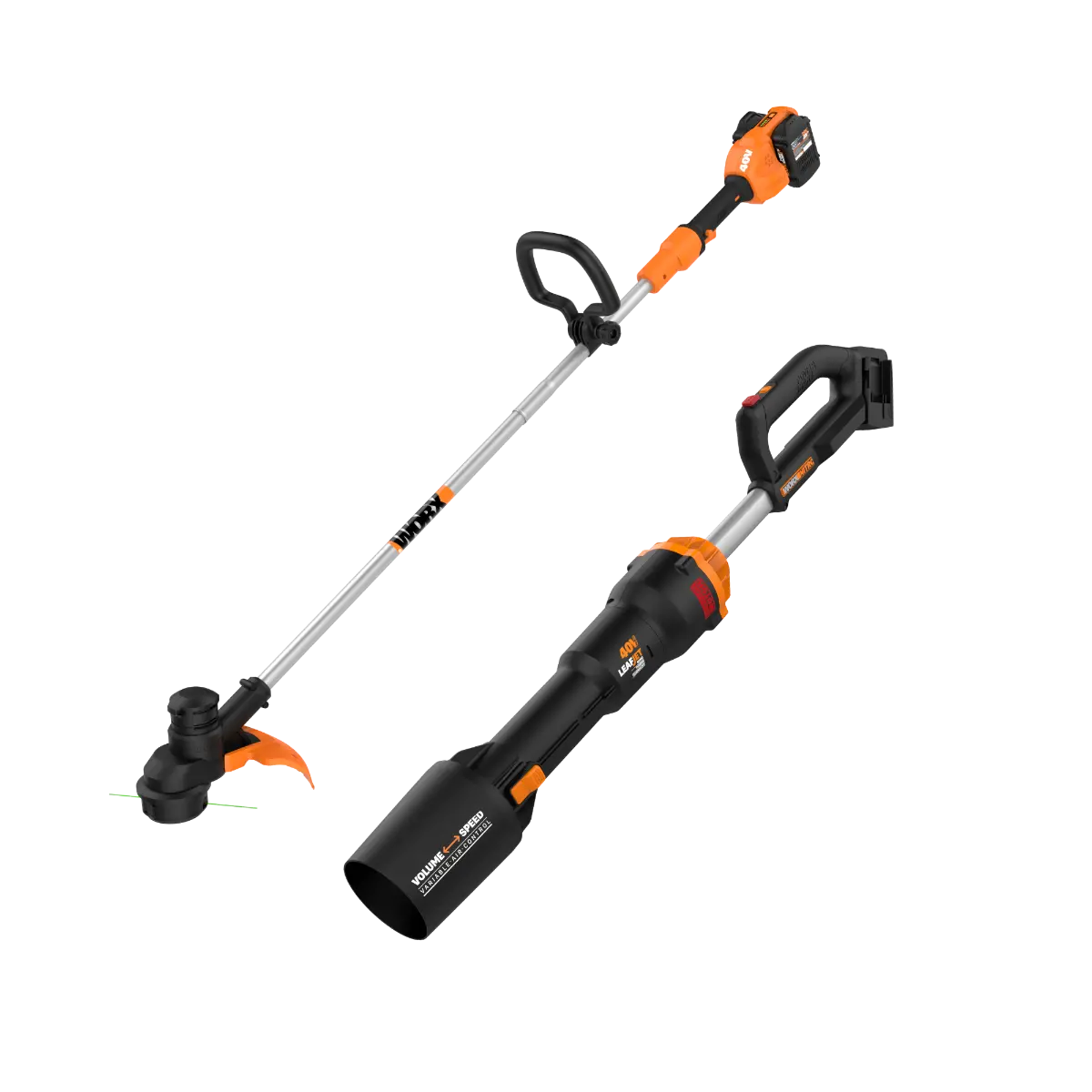 40V 13" Grass Trimmer & 40V Nitro LeafJet Leaf Blower 2PC Combo Kit