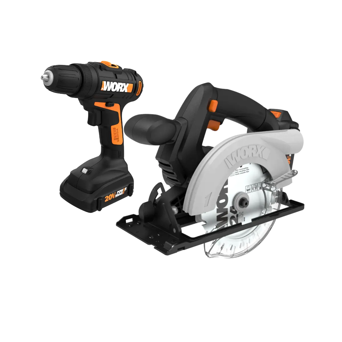 20V 3/8" Drill/Driver & 5.5" Circular Saw Combo Kit