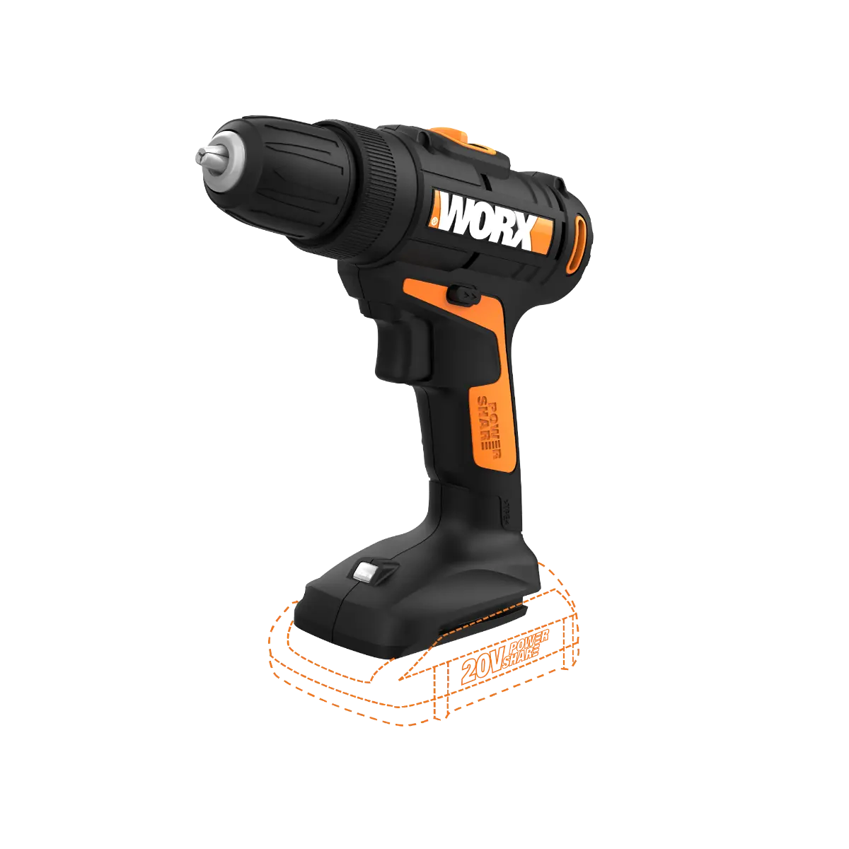 20V Power Share Drill & Driver - Tool Only (Discontinued)