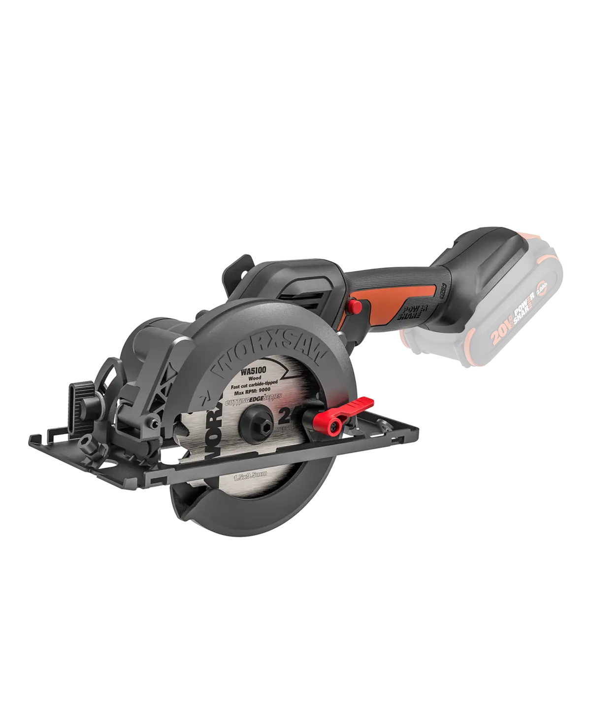 20V 4-1/2" brushless circular saw