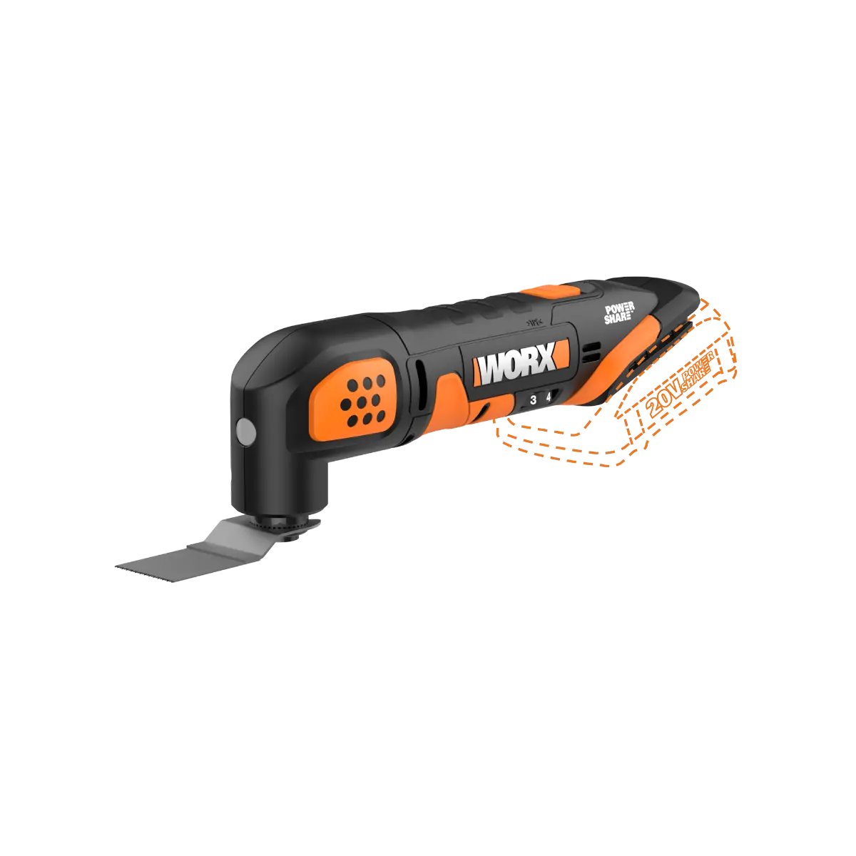 20V Power Share Cordless Oscillating Multi-Tool - Tool Only (Discontinued)
