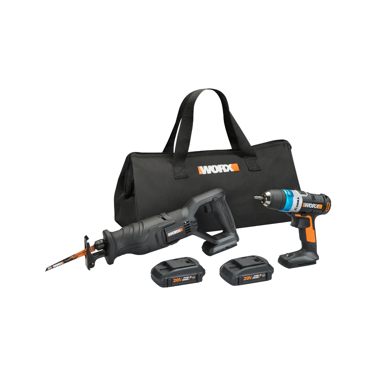 20V Power Share Ai Drill & Reciprocating Saw Combo Kit (Discontinued)