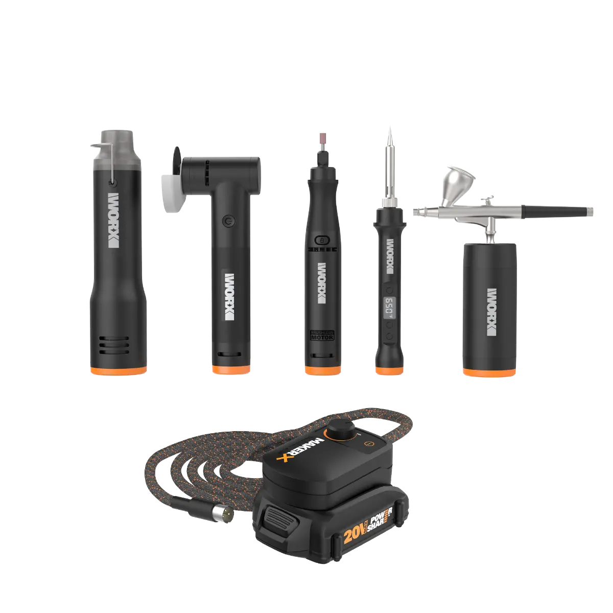 20V MAKERX 5pc Crafting Tool Deluxe Combo Kit